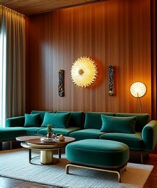 Elegante Hotellobby im Boutique-Stil