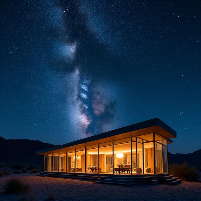 Luxus-Lodge unter der Milchstraße